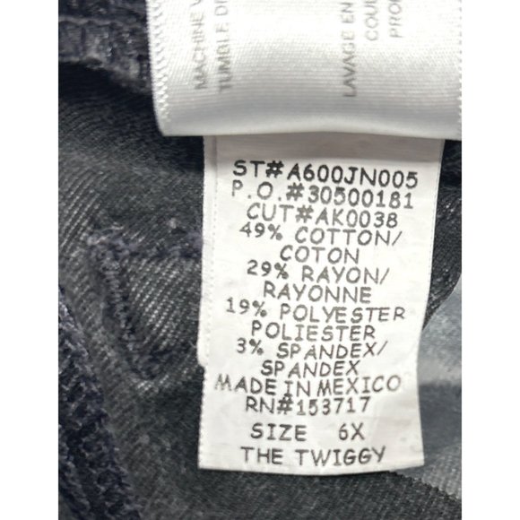 Girl's Clothes - 2 Pair of Jeans and 1 Sweatshirt - Sizes 6, 6X, & 7 - Picture 11 of 14